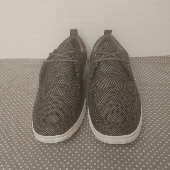 MEN'S AMALI DANIEL 2 GRAY LOW TOP CASUAL MOC TOE SNEAKER. - Picture 6 of 8